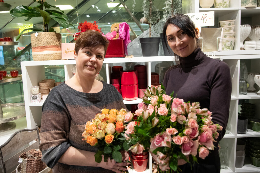 Blomster- og garnbutikken